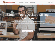 Tablet Screenshot of bantamtools.com